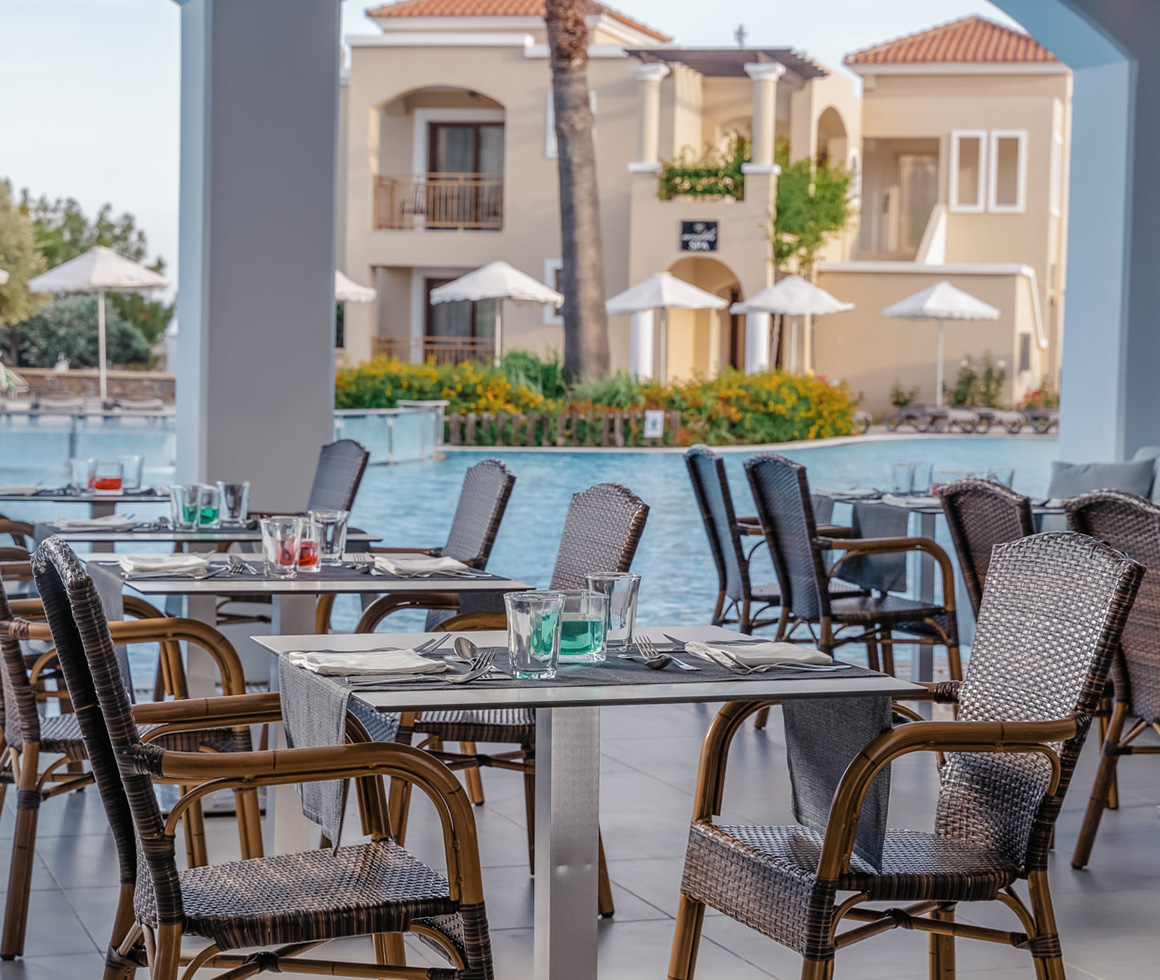al-fresko restaurant Lindos Imperial Resort & Spa